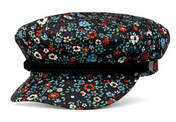 Berretto Marinaio Brixton Fiddler Flowers Donna Blu L