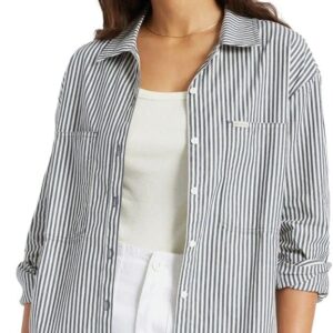Giacche Donna Brixton Bowery Overshirt Lino Viscosa-0