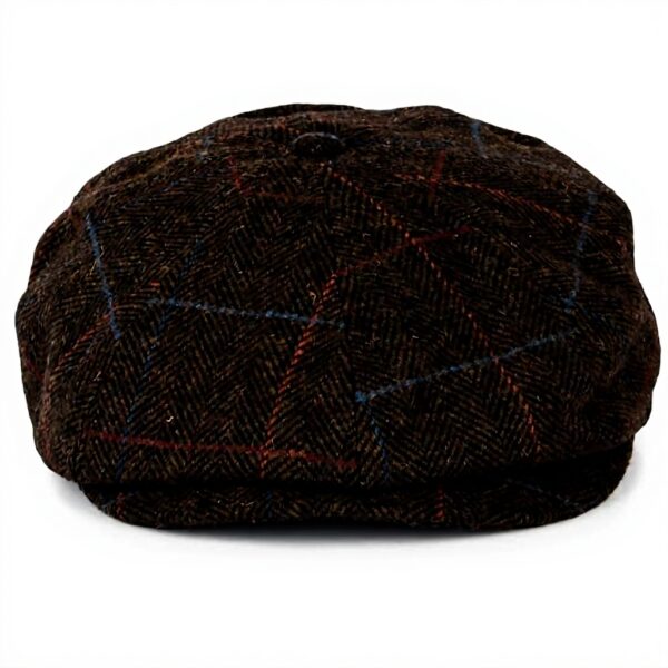 Brixton Brood II Berretto Spina Pesce Uomo Marrone Nero