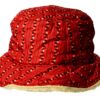 Brixton Bucket Hat Donna Falda Larga Rosso Cappello