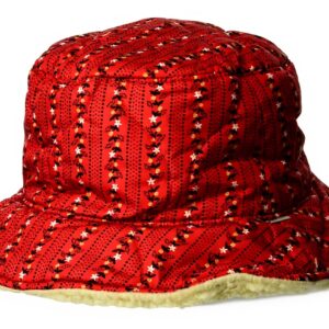 Brixton Bucket Hat Donna Falda Larga Rosso Cappello
