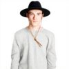 Cappello da Campo Brixton Fedora Unisex Adulto Nero
