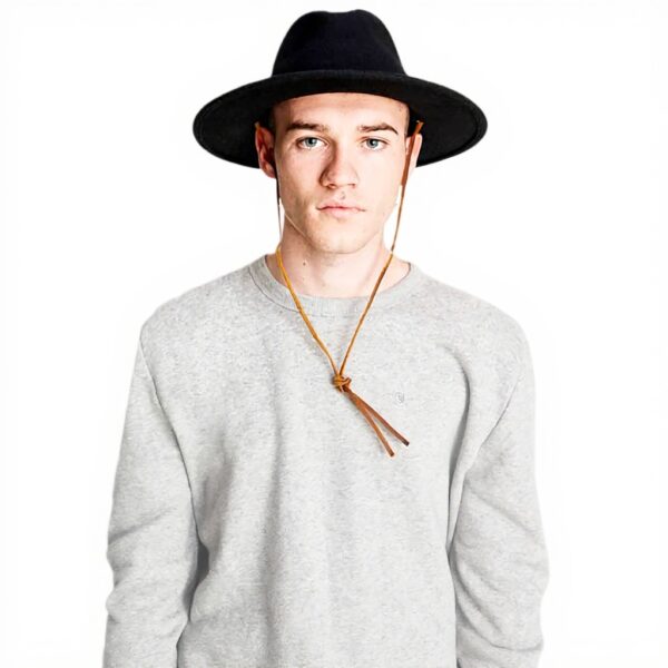 Cappello da Campo Brixton Fedora Unisex Adulto Nero
