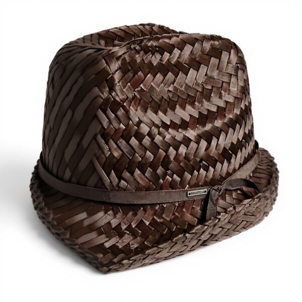 Cappello da cowboy donna Brixton paglia Houston Toffee