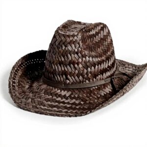 Cappello da cowboy donna Brixton paglia Houston Toffee