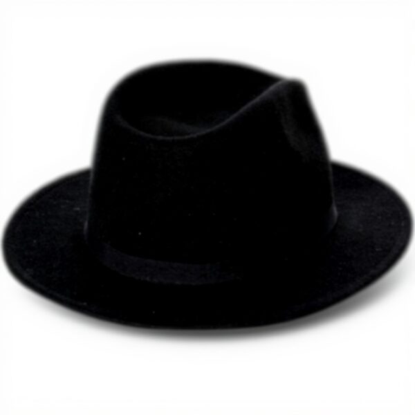 Cappello Fedora Brixton Coltello Packable Lana Nero Uomo