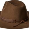 Brixton Fedora Hat for Men Light Olive Wide Brim-1