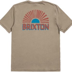 Brixton Fairview T-Shirt Uomo Cotone Classico Avena-0