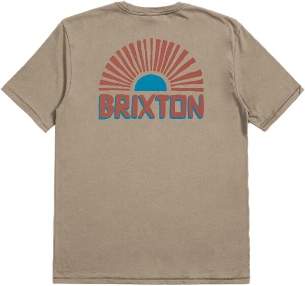 Brixton Fairview T-Shirt Uomo Cotone Classico Avena-0