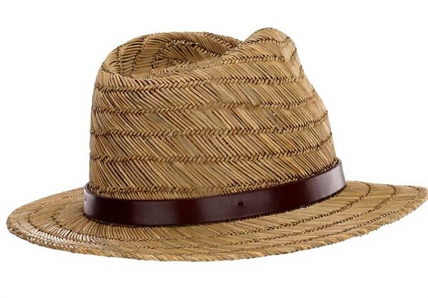 Cappello Fedora Brixton Messer Straw Unisex Adulto Marrone