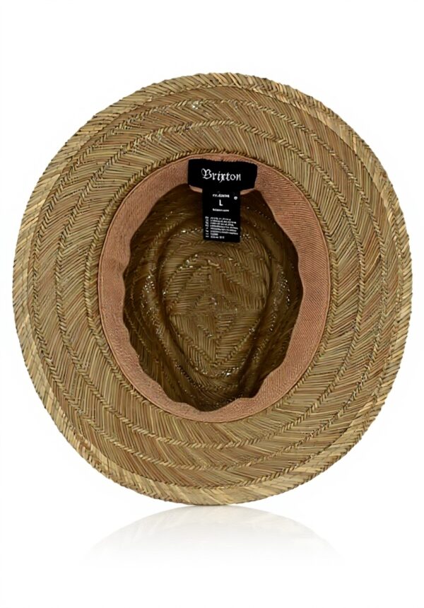 Cappello Fedora Brixton Messer Straw Unisex Adulto Marrone