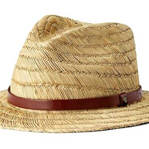 Cappello Fedora Brixton Messer Straw Unisex Adulto Marrone