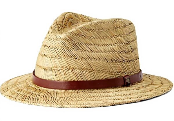 Cappello Fedora Brixton Messer Straw Unisex Adulto Marrone