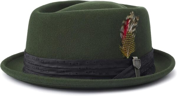 Brixton Stout Pork Pie Cappello Unisex Adulto Camel Copper-0