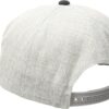 Cappellino baseball Brixton Louisville cotone grigio heather-1