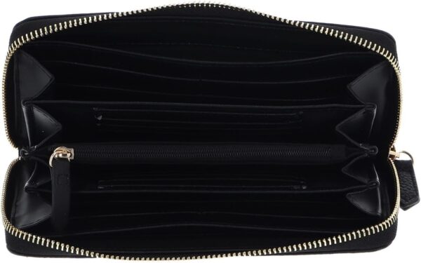 Portafoglio Valentino Nero design compatto organizzazione-1