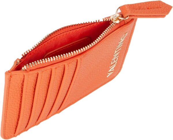 Portacarte Valentino Brixton Arancio design elegante-1