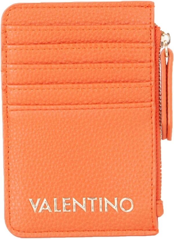 Portacarte Valentino Brixton Arancio design elegante-0