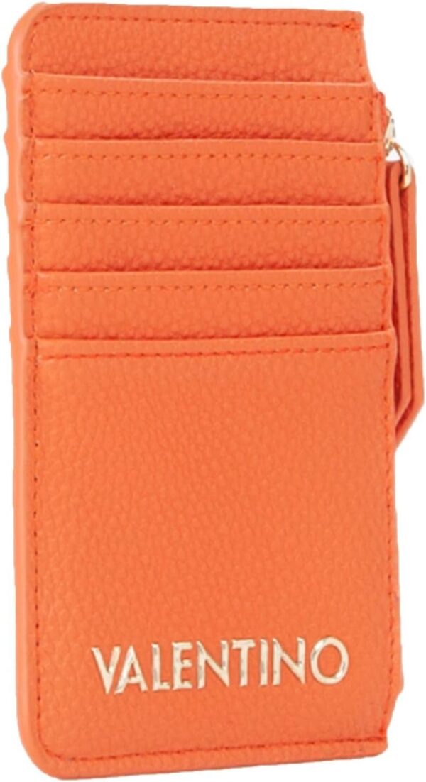 Portacarte Valentino Brixton Arancio design elegante-2