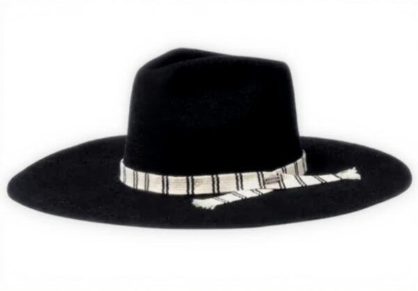 Cappello Fedora Uomo Brixton Nero Lana Moderno