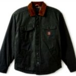 Brixton Builders Giacca Durham Nero lavato Uomo Cordura