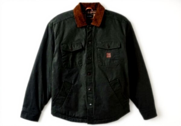 Brixton Builders Giacca Durham Nero lavato Uomo Cordura