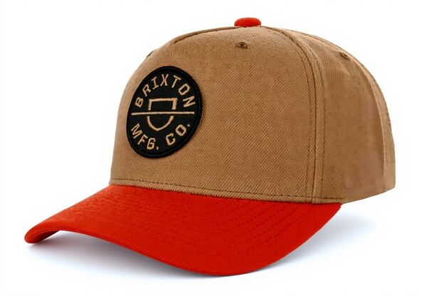 Cappellino baseball Brixton Crest X MP Sabbia Rosso