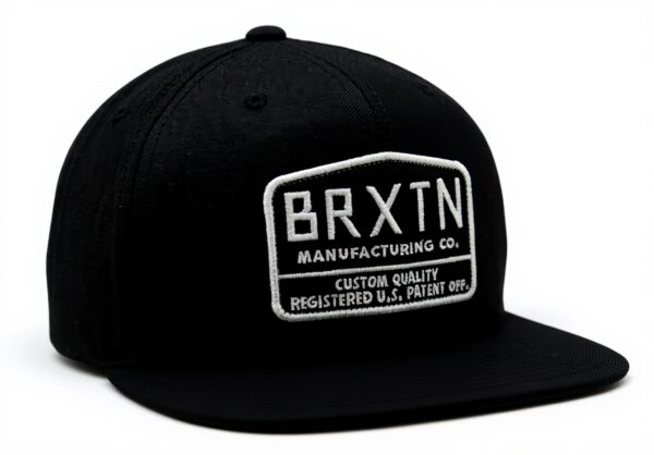 Cappello con Visiera Brixton Axle Snap Nero Blu Uomo
