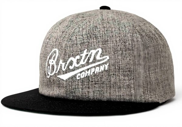 BRIXTON Casquette Snapback Grigia e Nera Fenway Unisex