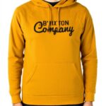 Felpa Brixton Uomo Giallo Senape senza cappuccio SOTO Crew