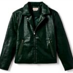 Giacca in pelle vegana Brixton donna blouson Ago di pino