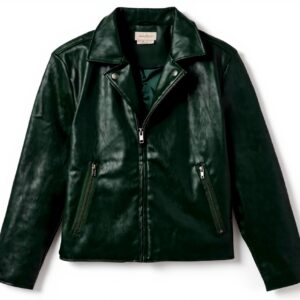 Giacca in pelle vegana Brixton donna blouson Ago di pino