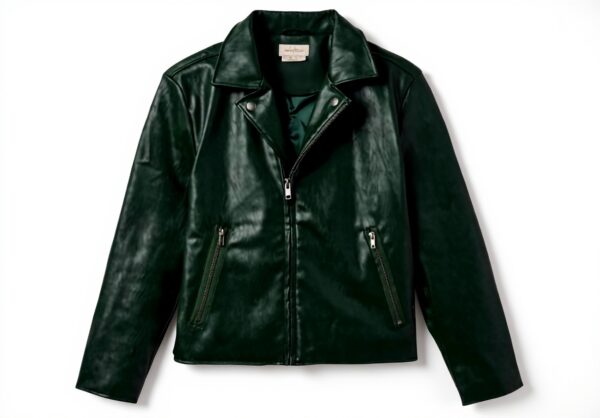 Giacca in pelle vegana Brixton donna blouson Ago di pino