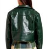 Giacca in pelle vegana Brixton donna blouson Ago di pino