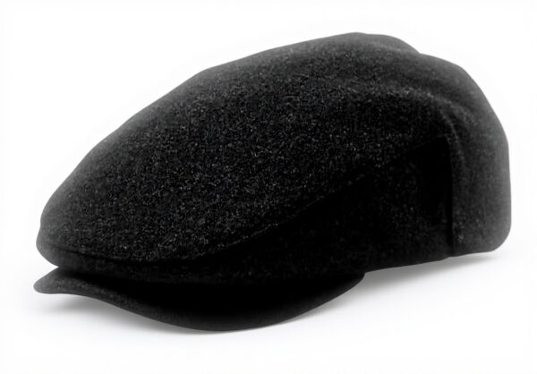 Berretto piatto Brixton Hooligan flanella nero uomo
