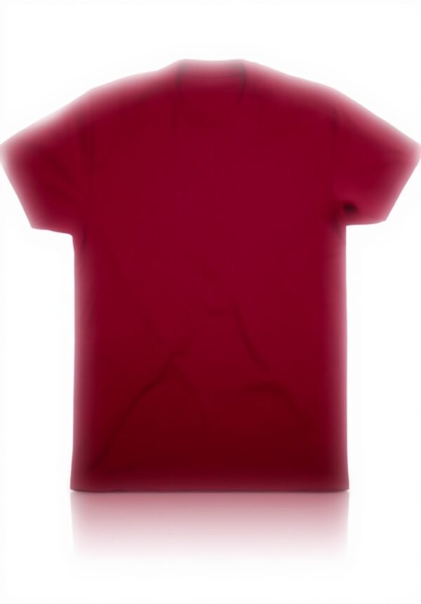 BRIXTON T-Shirt Uomo Cotone Bordeaux Nero Design Front