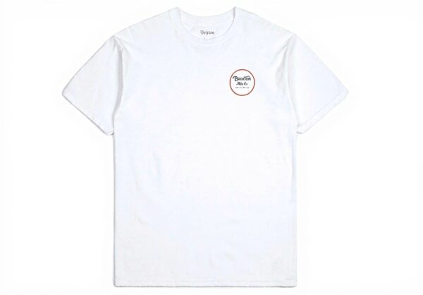 BRIXTON T-shirt Uomo Wheeler II S/S Stnd Tee 100% cotone