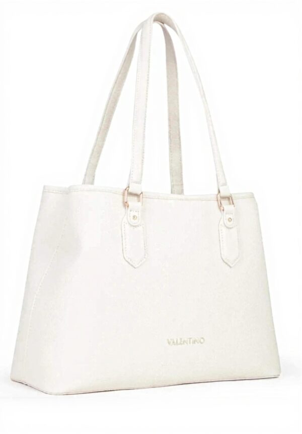 Borsa a spalla Valentino Brixton Donna Bianco Shopping
