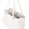 Borsa a spalla Valentino Brixton Donna Bianco Shopping