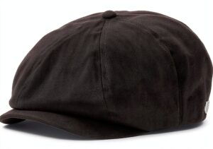 Basco Brixton Grigio Nero a spina di pesce Unisex adulto-0