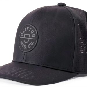 Berretto Snapback Brixton Nero Materiali Riciclati Golf-0