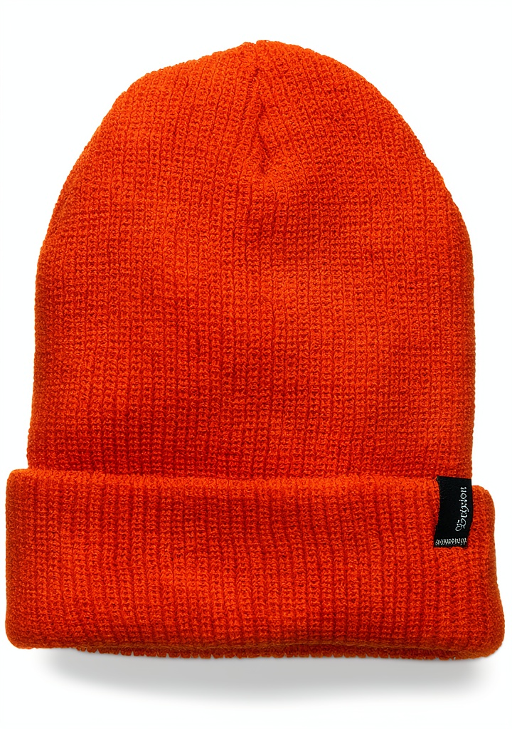 'Donna che indossa il berretto beanie Brixton in un parco autunnale'