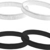 Bracciali elastici metallo reggi camicia uomo antiscivolo-0
