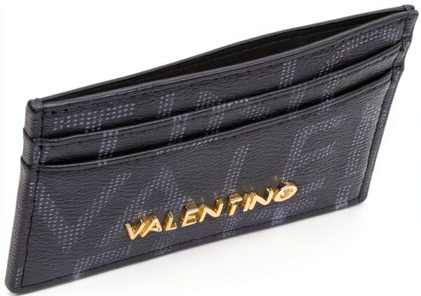 Portafoglio Valentino Donna Design Compatto Nero Bordeaux-1