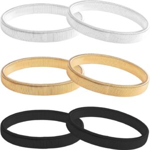 Bracciali elastici metallo reggi camicia uomo antiscivolo-0