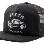 Trucker Cappello da Baseball Uomo Nero Design Classico-0