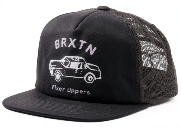 Trucker Cappello da Baseball Uomo Nero Design Classico-0