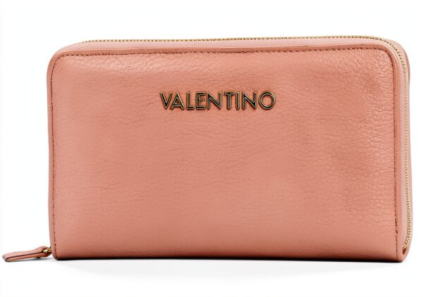 Valentino Brixton Zip Around Wallet Donna Portafoglio Cipria