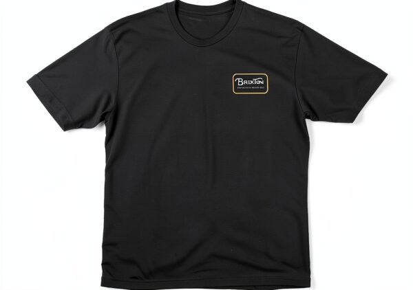 Brixton T-shirt sportive Uomo Premium Black White L