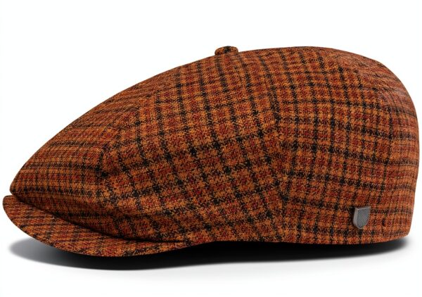 Basco scozzese Brixton Coppola quadri marrone uomo accessori